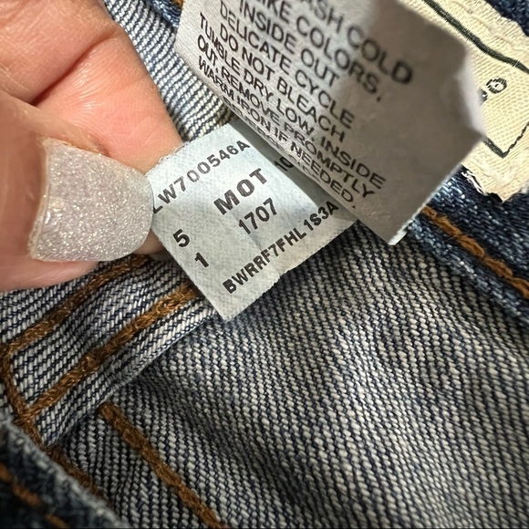 Vintage LL Bean Women’s High Waist Mom Denim Jeans Size 6 Regular Baggy - Picture 4 of 7